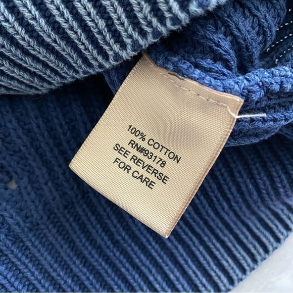 Philosophy | Knitted Pullover Sweater | Blue | Size: XS - Picture 4 of 7